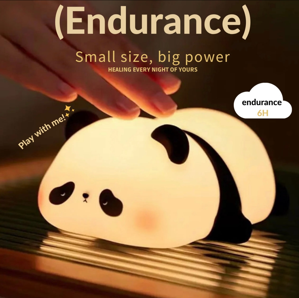 Squishy & Soft Panda Light